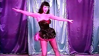 Bettie Disrobing in Sparkling Clothes (1950s Antique)