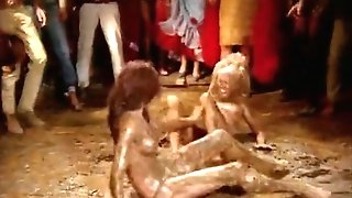 Brothel Chicks Catfight in the Mud (1960s Antique)